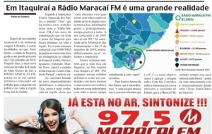 NO AR: Maraca FM 97.5 - Itaquira - MS